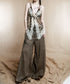 Tassel Belt Lantern Pants